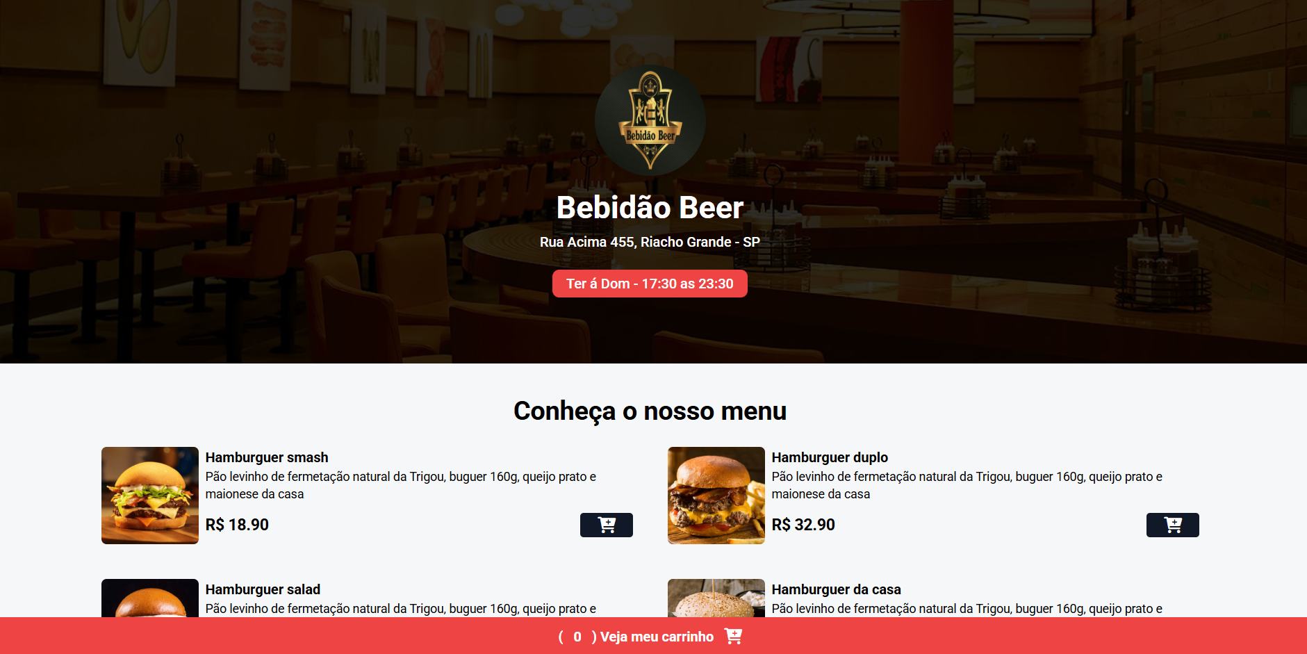 Cardápio Online – Bebidão Beer